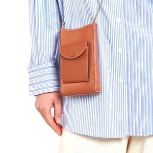 Carfune Camber Leather Sling Phone Crossbody Bag